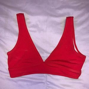 Shein Ribbed Bikini Top